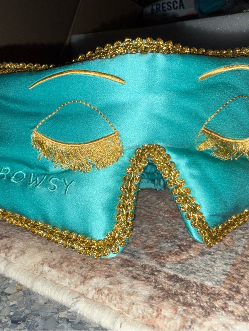 Breakfast at Tiffany’s Inspired Satin Eye Mask